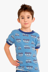 Bio T-Shirt Blue On The Road