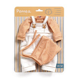 3 teilige Puppenkleidung Latzhose CANELLE