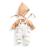 3 teilige Puppenkleidung Latzhose CANELLE