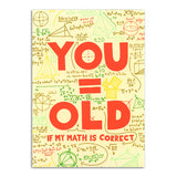 Postkarte YOU=OLD