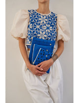 Pouch cotton OSCAR Bleu Mecano L