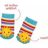 Rasselsöckchen BabyGlück, one size (2-12 Monate) Sonne