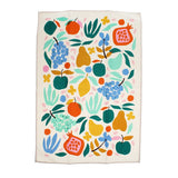 Geschirrtuch mit buntem retro Früchteprint