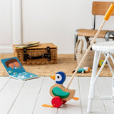 Holz Push Along Watschelente zum Schieben