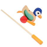 Holz Push Along Watschelente zum Schieben