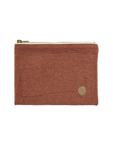 Pouch Cotton UNI Rhubarbe Rotbraun M