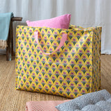 Recycling Riesentasche Chandani Buttergelb