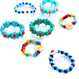 Fingerring MULTI FLOWER bunt