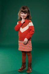 Bio Strumpfhose Rippenstruktur EVA Biscuit BROWN