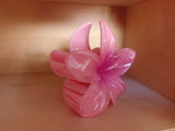 Haarspange Haarklammer ORCHIDEE Flower rosa