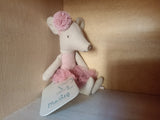 Kleine Schwester Maus BALLERINA rosa