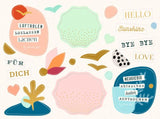 Briefpapierset Schnipsel Poesie