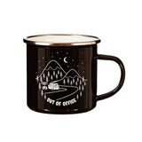 Emaille Tasse OUT OF OFFICE