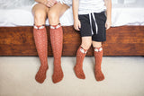 Socken Sneaky Fox BROWN (Baby bis Mama)