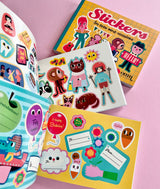 50 Seitiges Stickerbuch GELB