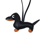 Taschenanhänger Autoschlüsselanhänger DACKEL BLACK