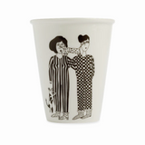 Illustrierter Keramik Becher MATCHING COUPLE