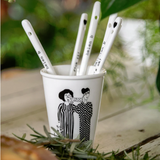 Illustrierter Keramik Becher MATCHING COUPLE