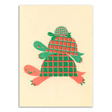 Postkarte Turtle Family