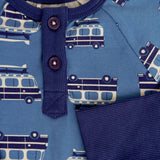 Langarmbody On The Road blue