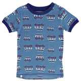 Bio T-Shirt Blue On The Road