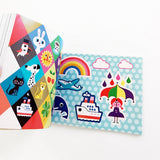 50 Seitiges Stickerbuch BLAU