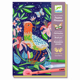 Malset inklusive Brush- und Glitzer-Stifte IM GARTEN (Djeco)