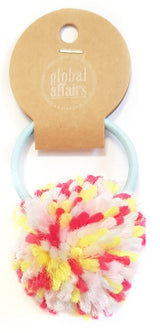 Haargummi XL PomPom meliert (GLOBAL AFFAIRS)