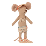Beachmaus (Maileg) in der Strandkabine BIG SISTER