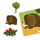 Schablonen Set DINOSAURIER