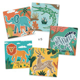 Schablonen Set WILDE TIERE