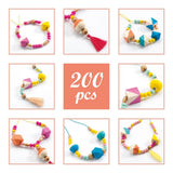 Schmuck Bastelset PERLEN UND WÜRFEL 200 Teile