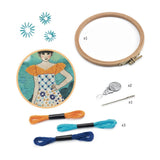 Stickbilder Fashion midnight mit STICKRAHMEN (Djeco)