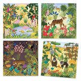 Rubbelbilder UNBEFANGEN inspiriert von Rousseau (Djeco)