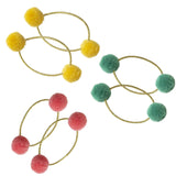 Haargummi Set PomPom (GLOBAL AFFAIRS) 2er Pack