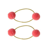 Haargummi Set PomPom (GLOBAL AFFAIRS) 2er Pack