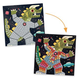 Glitzer Mosaike SPACE BATTLE
