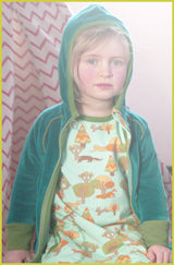 Bio Nicki Kapuzenjacke MIKA OCEAN