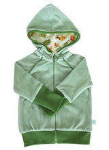 Bio Nicki Kapuzenjacke MIKA GREEN
