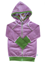 Bio Nicki Kapuzenjacke MIKA ORCHID