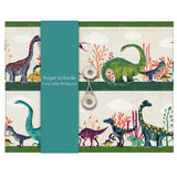 Briefpapierset mit Aufklebern DINO MIGHTY
