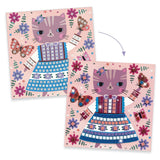 Glitzer Mosaike Folklore LOVELY PETS - 4 Kunstwerke