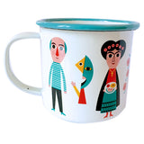 Emaille Tasse ART LOVER