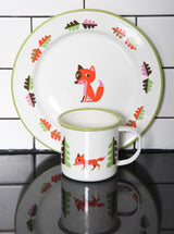 Emaille Tasse FOX