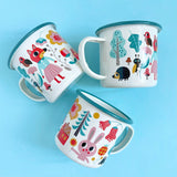 Emaille Tasse FOREST