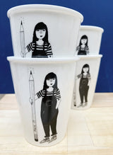 Illustrierter Keramik Becher ARTIST HELEN