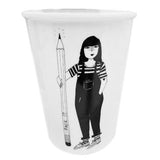 Illustrierter Keramik Becher ARTIST HELEN