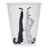 Illustrierter Keramik Becher YOGA GIRLS