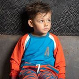 Jogginhose KRISTOFFER Spicy Orange Stripes