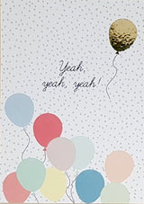 Postkarte "YEAH, YEAH, YEAH! Ballons